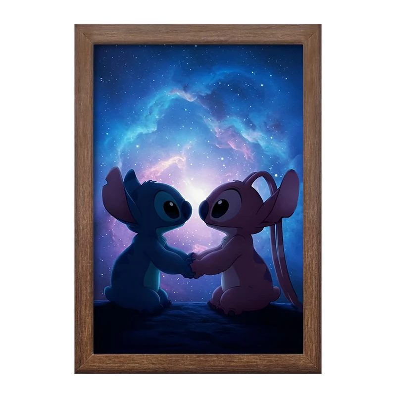 تابلو خندالو طرح استیچ (Stitch) کد F14392