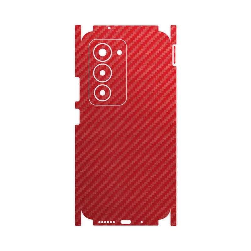 برچسب پوششی ماهوت مدل Red-Fiber-FullSkin مناسب برای گوشی موبایل شیائومی Redmi 15 4G