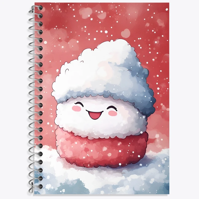 دفتر لغت 50 برگ خندالو طرح آدم برفی بامزه کد N7035