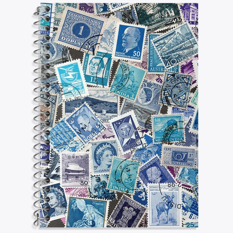 دفتر نت موسیقی 50 برگ خندالو طرح تمبر کد N8288