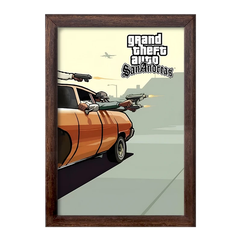 تابلو خندالو طرح جی تی ای (GTA) کد F13535