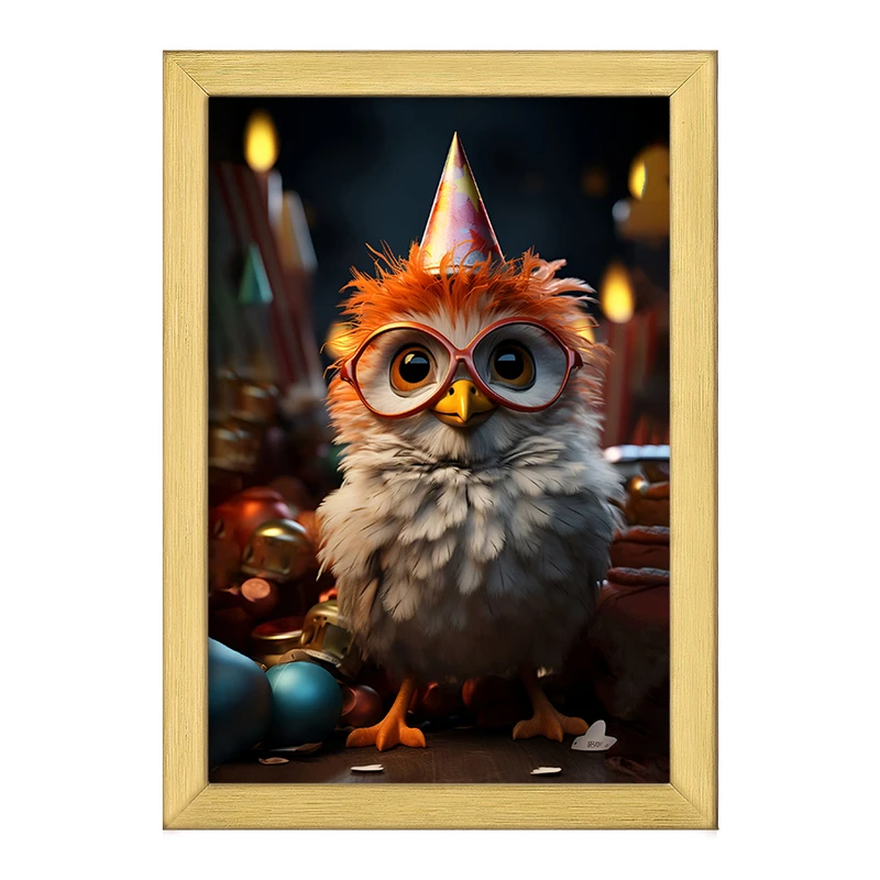 تابلو خندالو طرح جوجه بامزه کد F6627