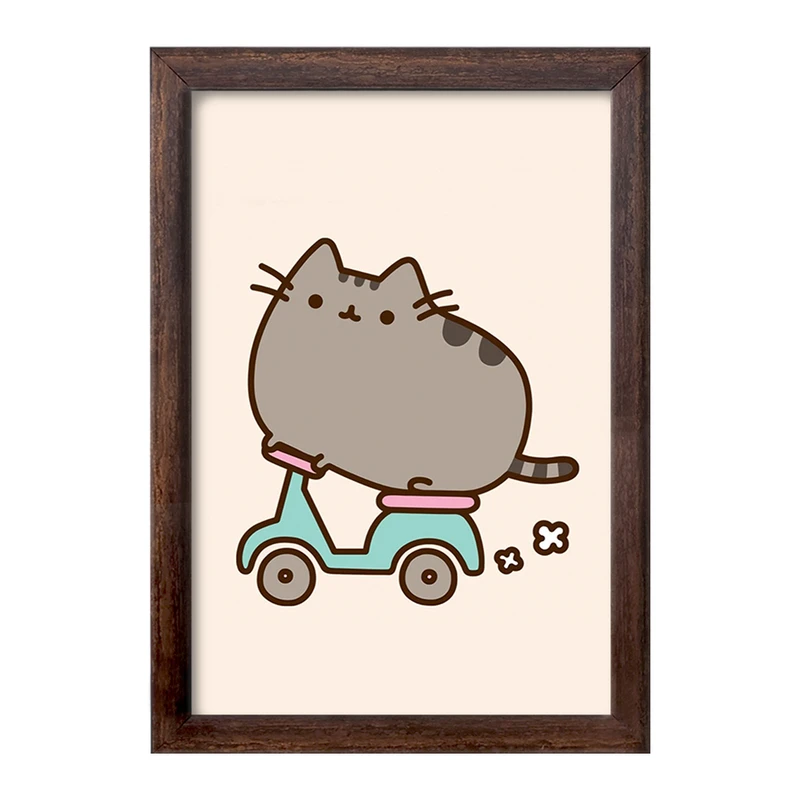 تابلو خندالو طرح پوشین گربه بامزه کد 26602