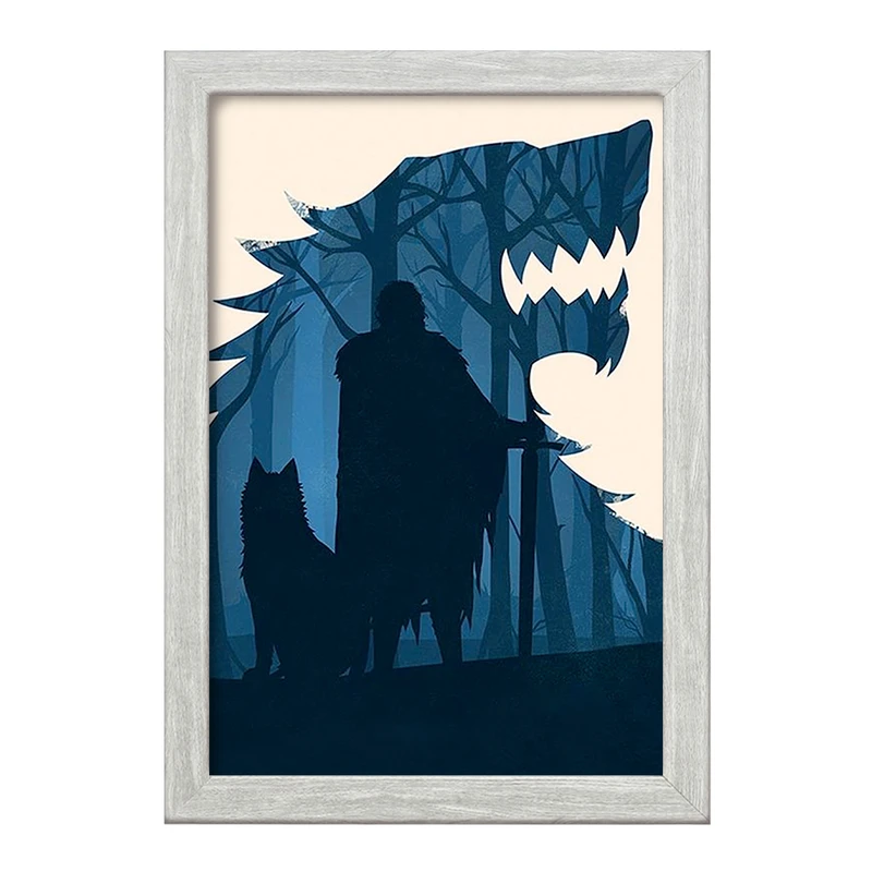 تابلو خندالو طرح وینتر ایز کامینگ گیم اف ترونز Game of Thrones  کد 2677