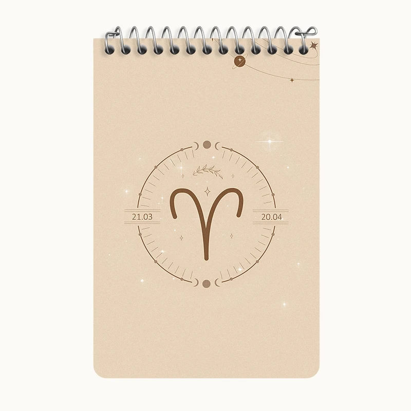 دفتر یادداشت 50 برگ خندالو طرح ماه تولد فروردین کد F10893