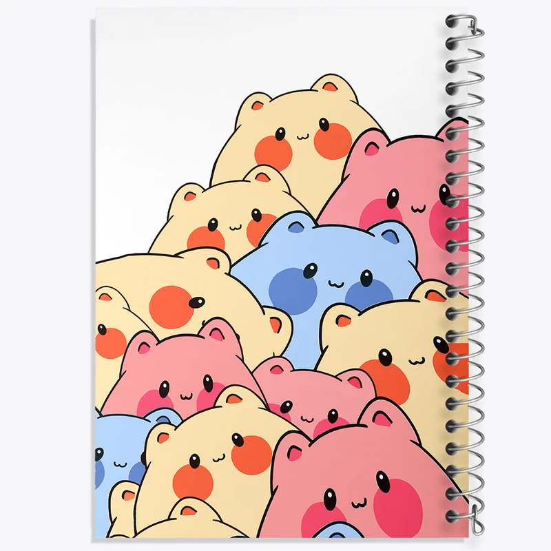 دفتر مشق 50 برگ خندالو طرح گربه های بامزه کد N6442