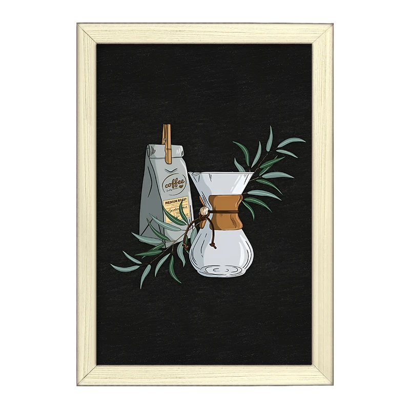 تابلو خندالو طرح قهوه (COFFEE) کد F11048