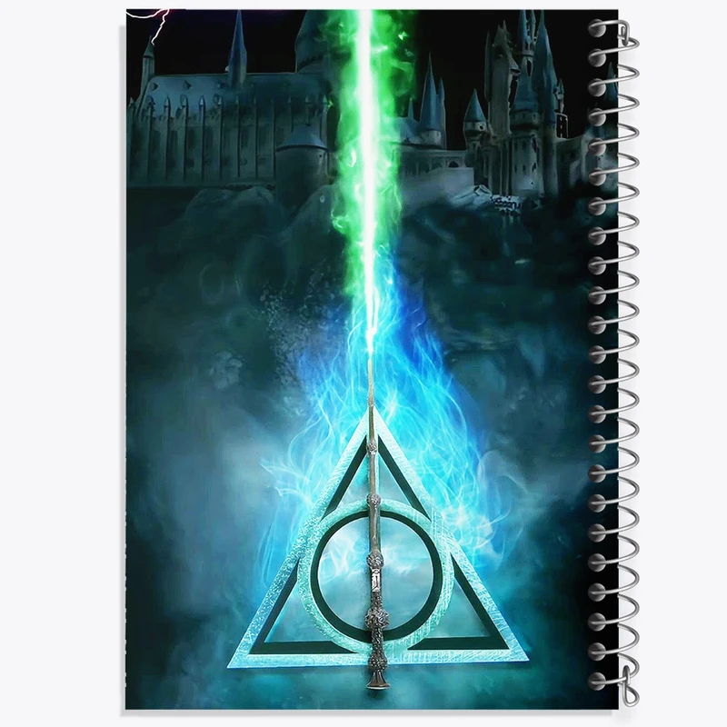 دفتر شطرنجی 50 برگ خندالو طرح هری پاتر (Harry Potter) کد F9745