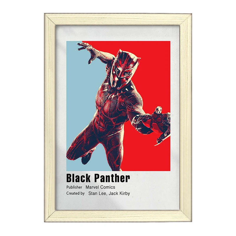 تابلو خندالو طرح بلک پانتر (Black Panther) کد F11256