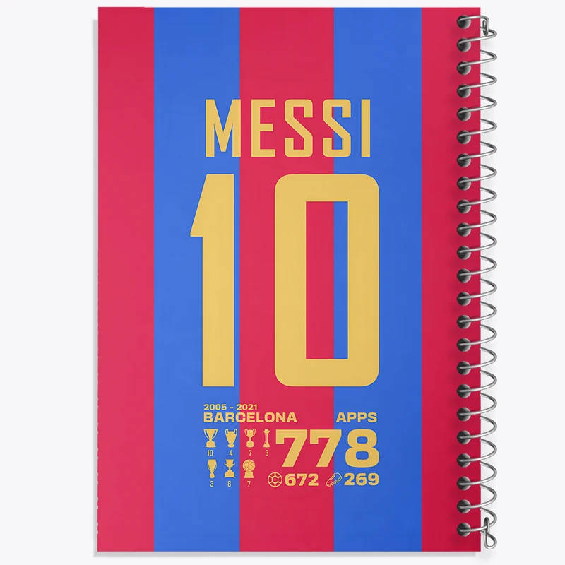 دفتر نقاشی 50 برگ خندالو طرح لیونل مسی کد N8259