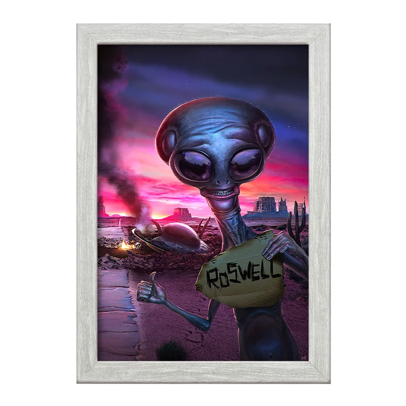 تابلو خندالو طرح آدم فضایی کد F184