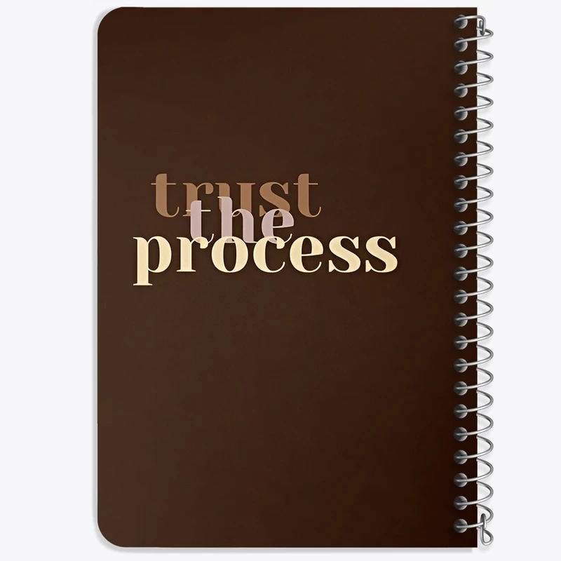 دفتر یادداشت 50 برگ خندالو طرح Trust The Process کد F3917