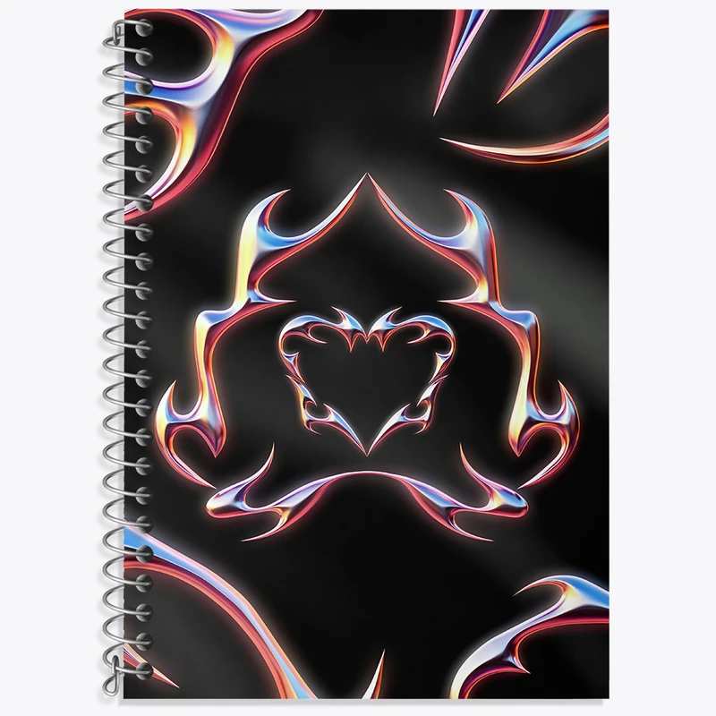 دفتر زبان دوخط 50 برگ خندالو طرح مفهومی کد F3907