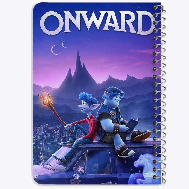 دفتر یادداشت 50 برگ خندالو طرح به پیش Onward  کد 4833