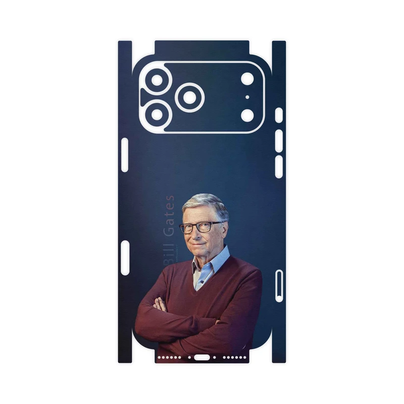 برچسب پوششی ماهوت مدل Bill_Gates-FullSkin مناسب برای گوشی موبایل اپل iPhone 17 Pro Max