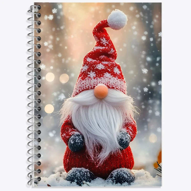 دفتر زبان 50 برگ خندالو مدل سه خط طرح کوتوله ی برفی کد F10024