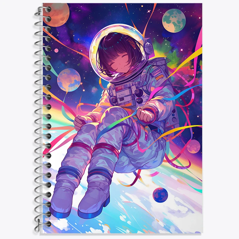 دفتر نت موسیقی 50 برگ خندالو طرح دختر فضانورد کد F9234