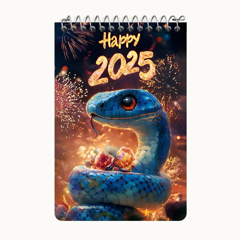 دفتر یادداشت 50 برگ خندالو طرح سال 2025 کد F9939