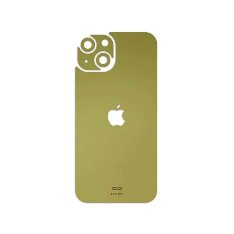 برچسب پوششی ماهوت مدل Matte-Gold مناسب برای گوشی موبایل اپل iPhone 14