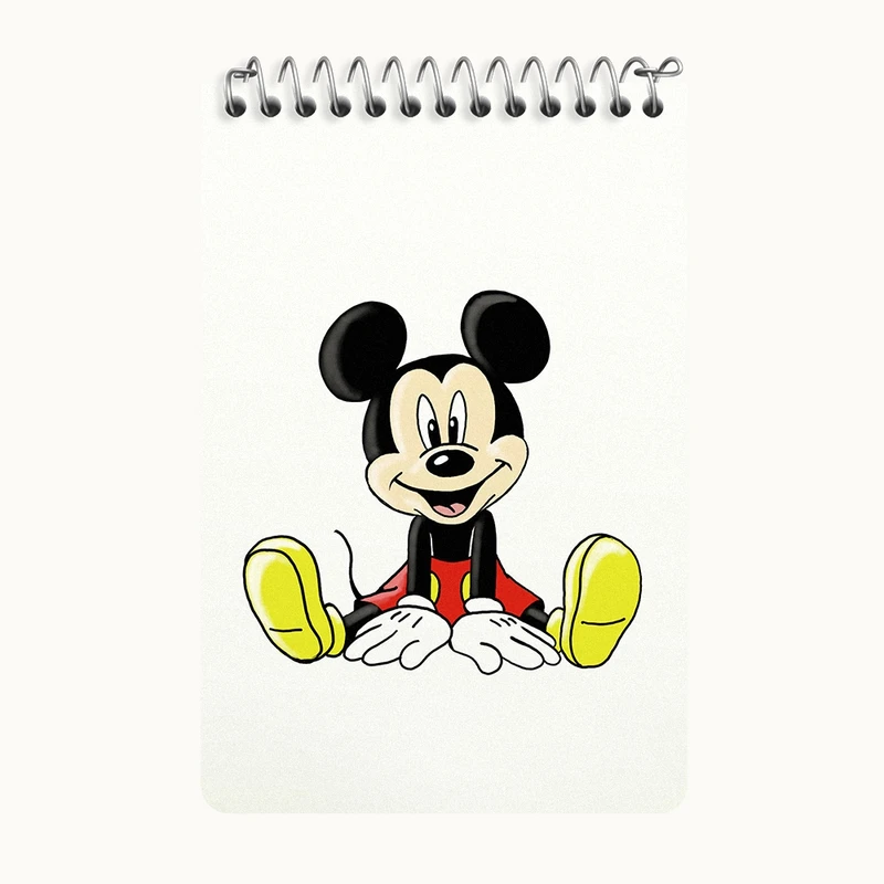 دفتر یادداشت 50 برگ خندالو طرح میکی موس کد F2072
