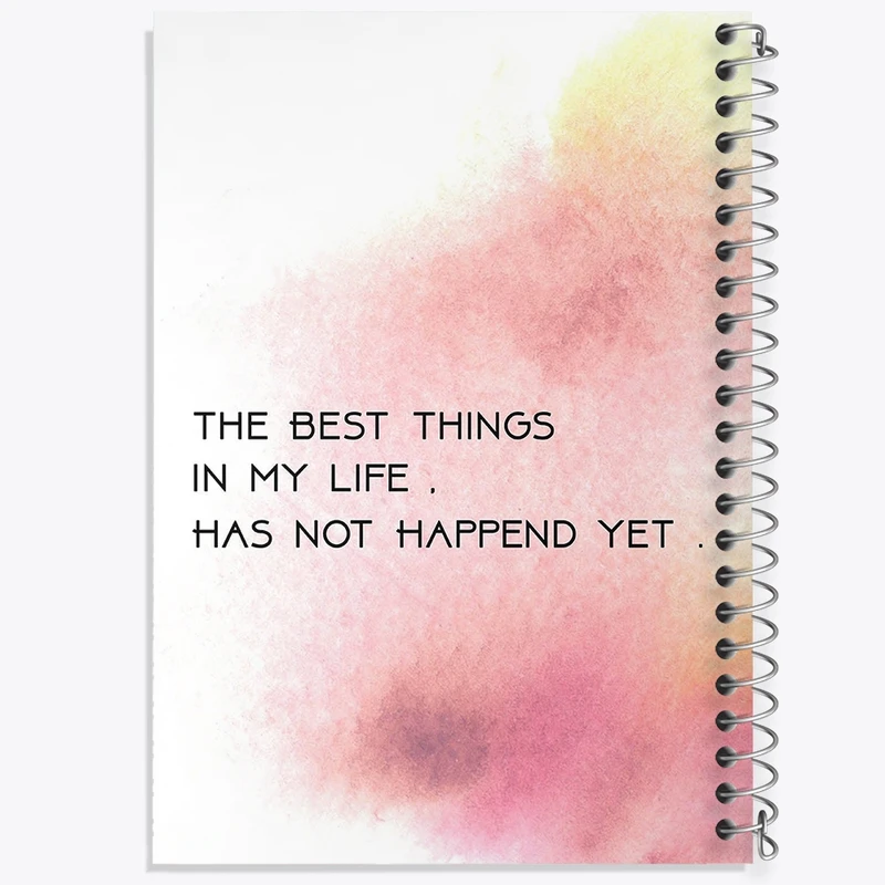 دفتر ژورنال نویسی 50 برگ خندالو مدل نقطه ای طرح انگیزشی کد F11424