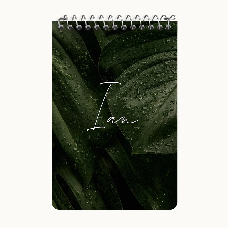 دفتر یادداشت 50 برگ خندالو طرح انگیزشی مینیمال کد F3670