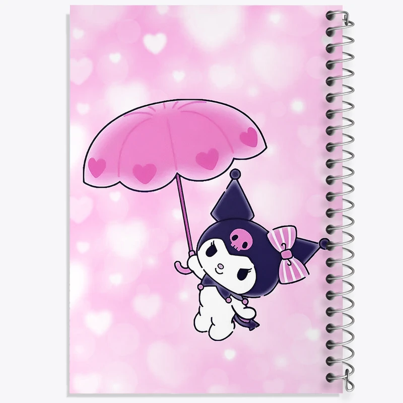 دفتر نقاشی 50 برگ خندالو طرح کرومی (Kuromi) کد N8964