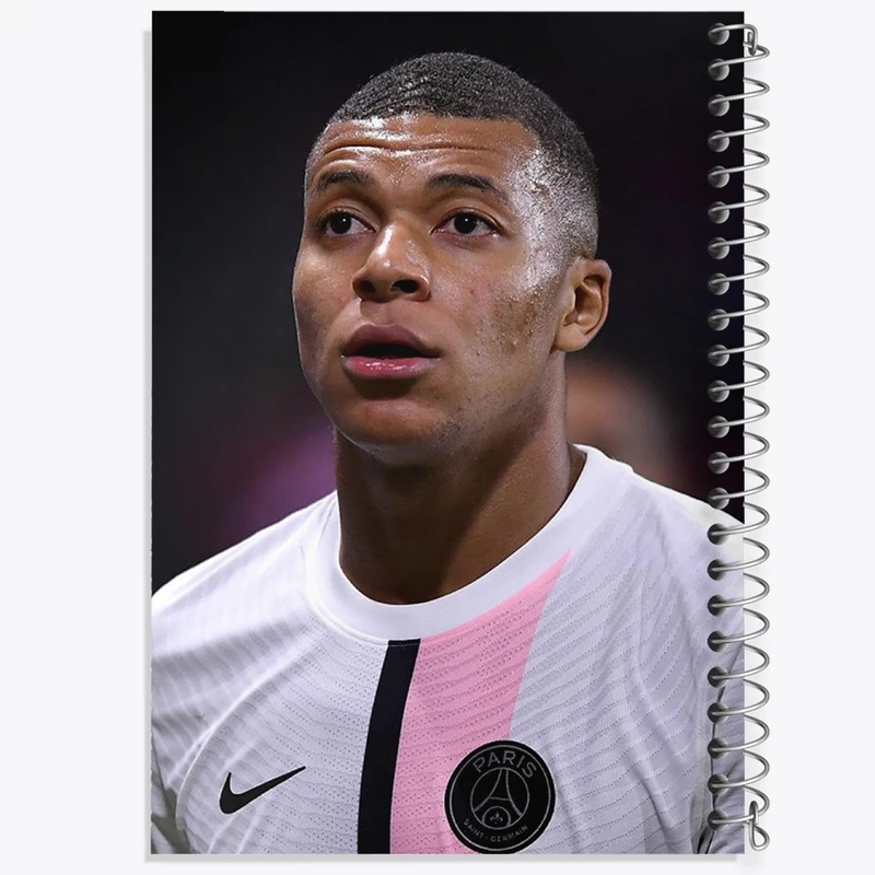 دفتر طراحی 50 برگ خندالو طرح کیلیان امباپه  کد 14010