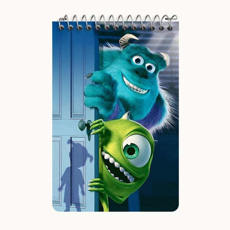 دفتر یادداشت 50 برگ خندالو طرح کارخانه هیولاها کد F3763