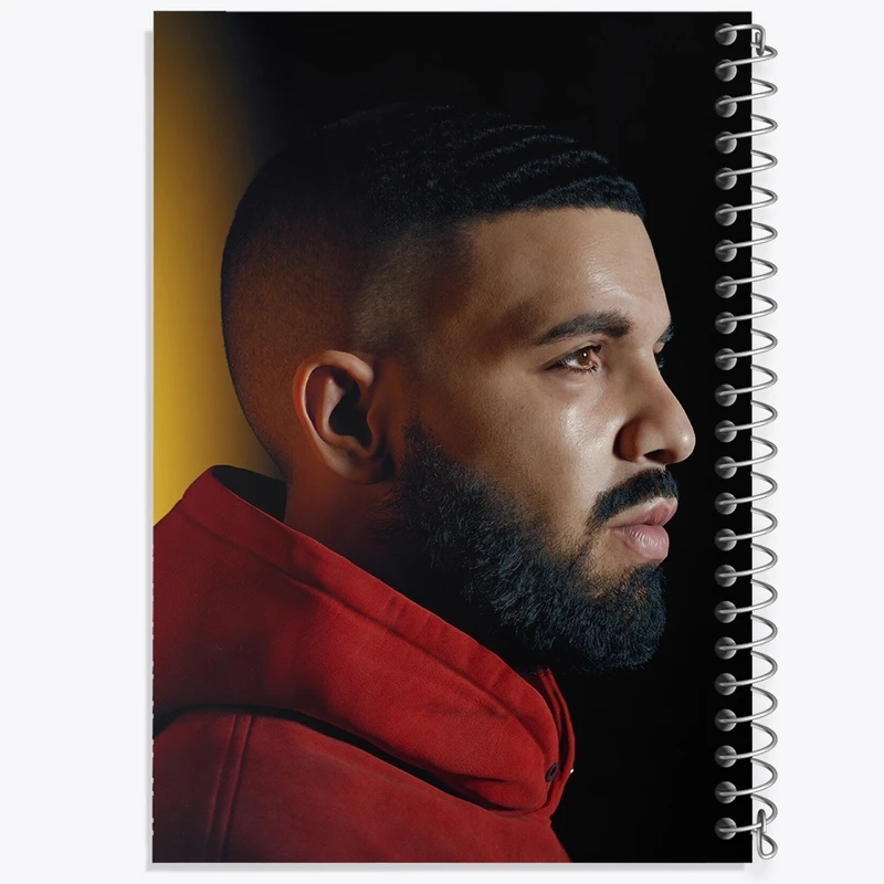 دفتر طراحی 50 برگ خندالو طرح دریک (drake) کد F770