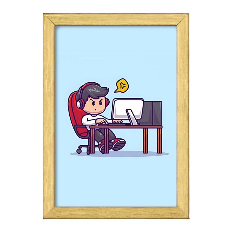 تابلو خندالو طرح گیمر (Gamer) کد F4187