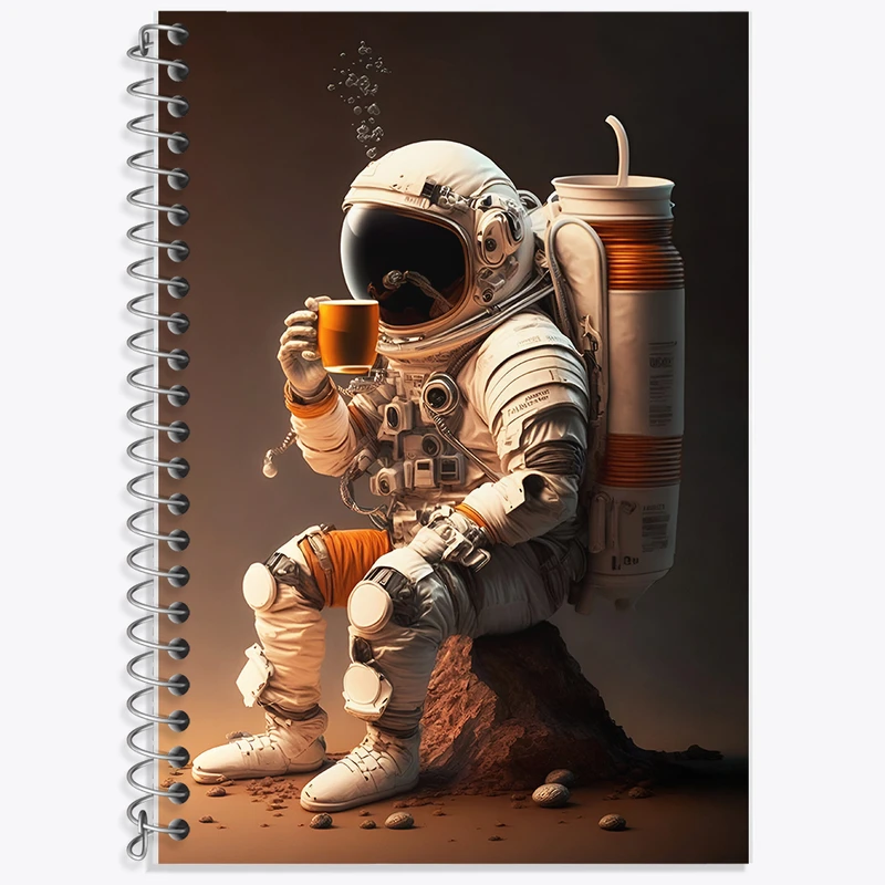 دفتر نت موسیقی 50 برگ خندالو طرح فضانورد کد F10080