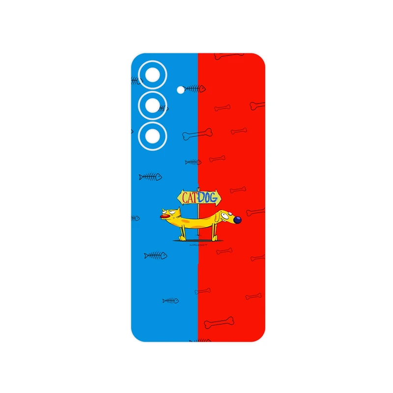 برچسب پوششی ماهوت مدل CatDog مناسب برای گوشی موبایل سامسونگ Galaxy S25 FE