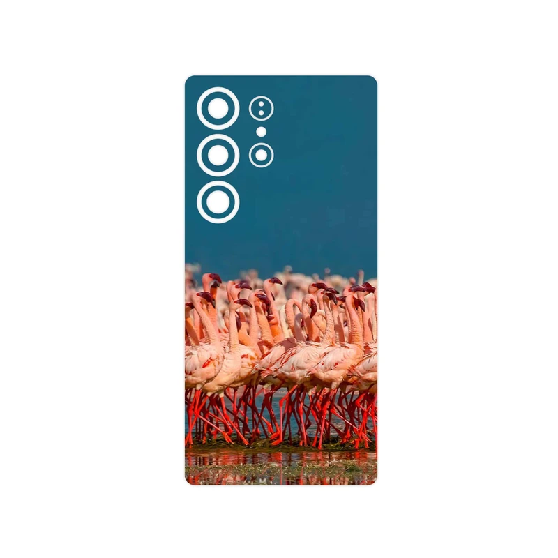 برچسب پوششی ماهوت مدل Flamingo مناسب برای گوشی موبایل سامسونگ Galaxy S25 Ultra