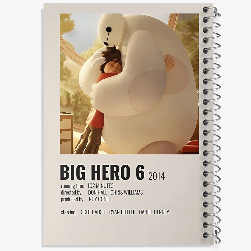 دفتر لیست خرید 50 برگ خندالو طرح شش قهرمان بزرگ (Big Hero 6) کد F13227