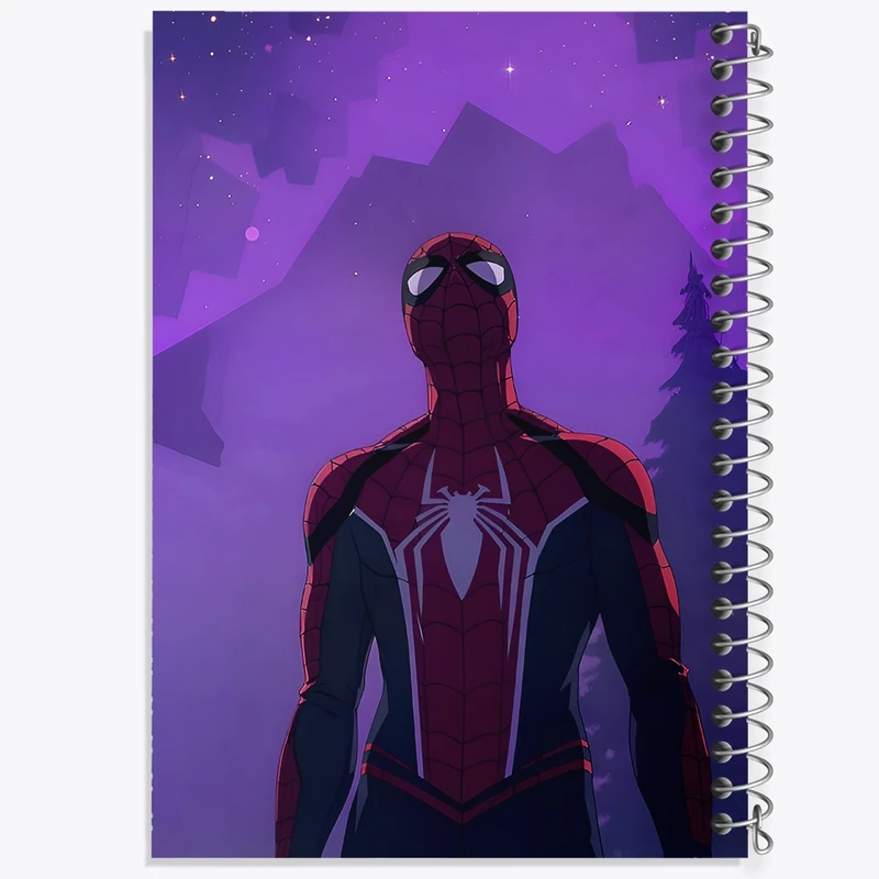 دفتر لیست خرید 50 برگ خندالو طرح مرد عنکبوتی کد F9481