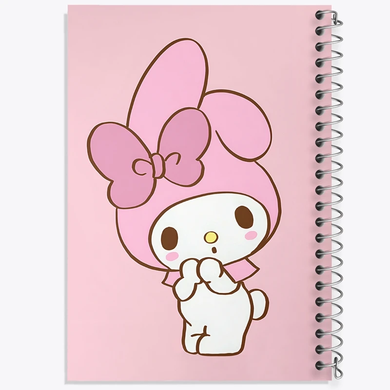 دفتر شطرنجی 50 برگ خندالو طرح مای ملودی (My Melody) کد N9083