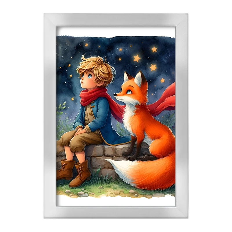 تابلو خندالو طرح شازده کوچولو (The Little Prince) کد F6137