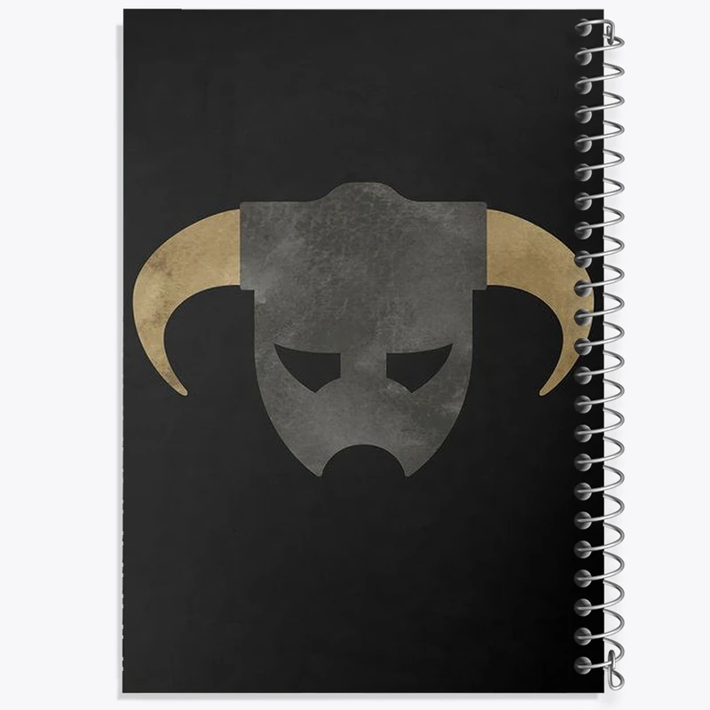 دفتر طراحی 50 برگ خندالو طرح بازی اسکایریم (Skyrim) کد 32756