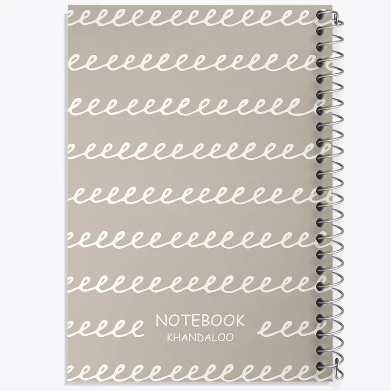 دفتر طراحی 50 برگ خندالو طرح پترن فانتزی کد N454