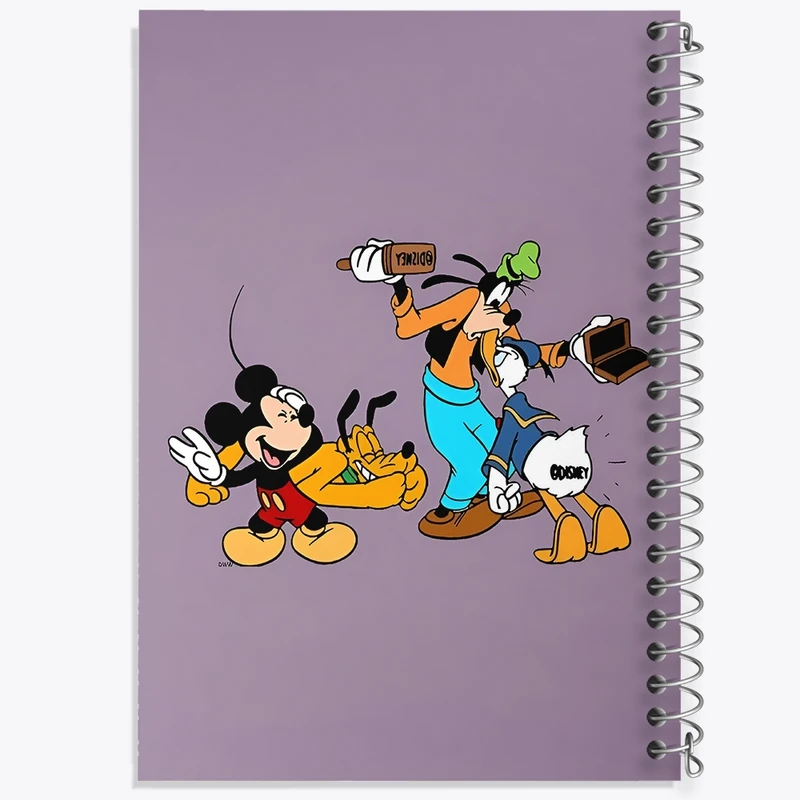 دفتر طراحی 50 برگ خندالو طرح میکی موس کد F8611