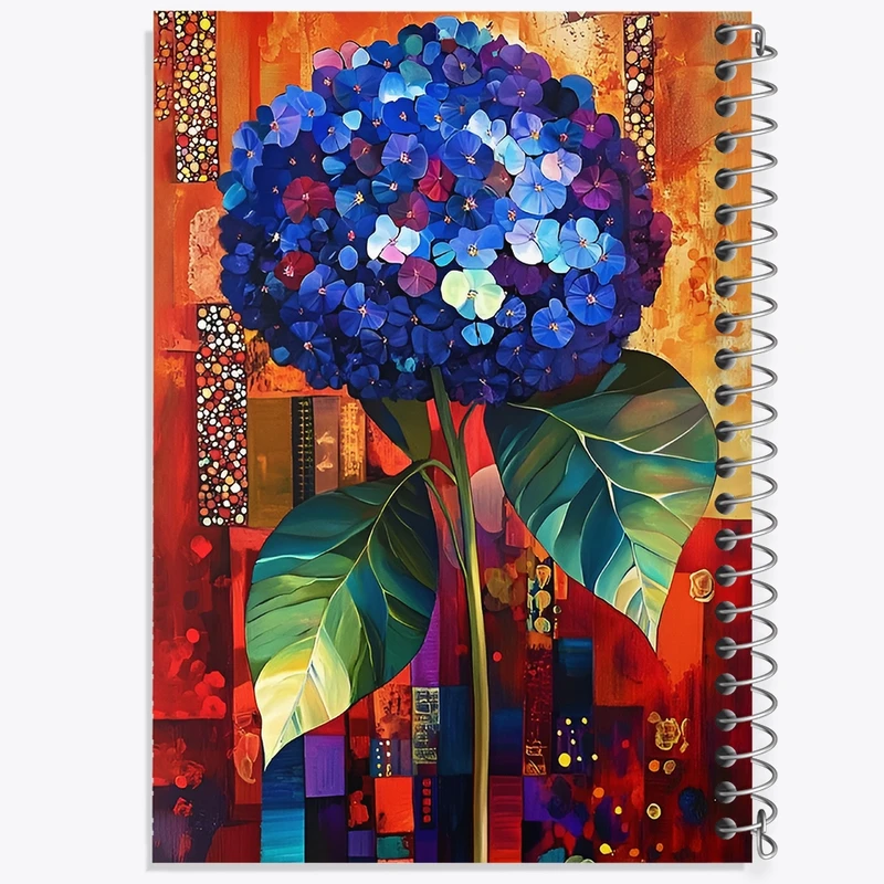 دفتر شطرنجی 50 برگ خندالو طرح گل کد F12664