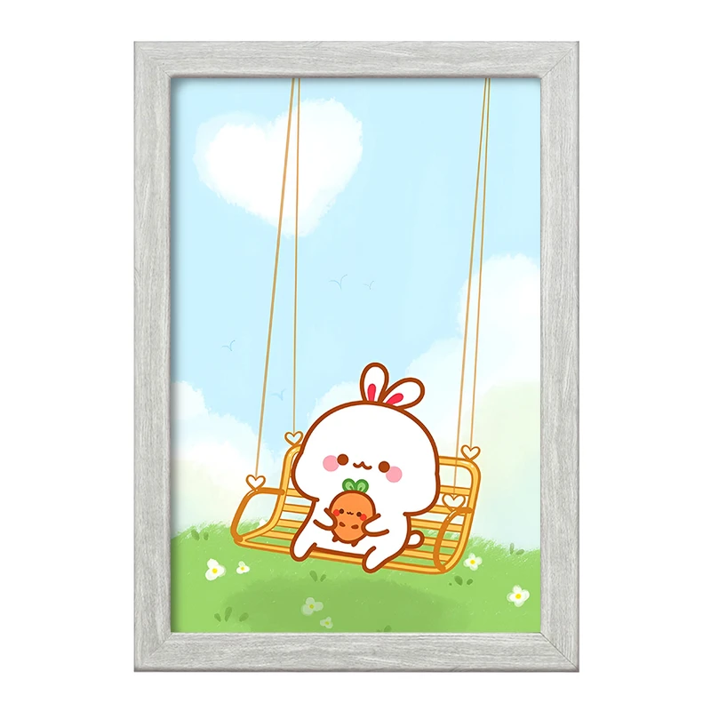 تابلو خندالو طرح خرگوش کیوت و بامزه کد F5403