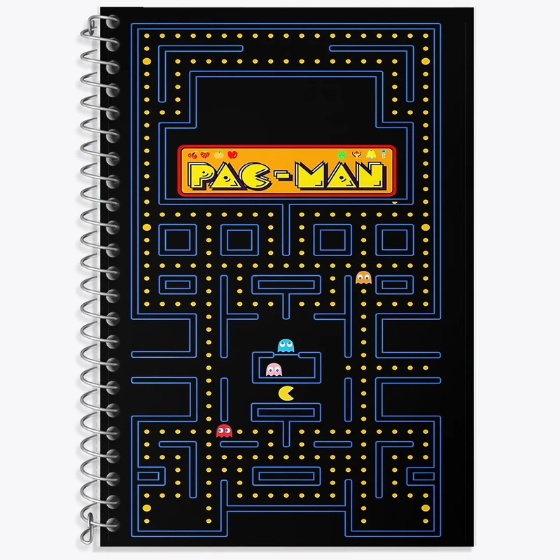دفتر نت موسیقی 50 برگ خندالو طرح پک من (PAC-MAN) کد F10175