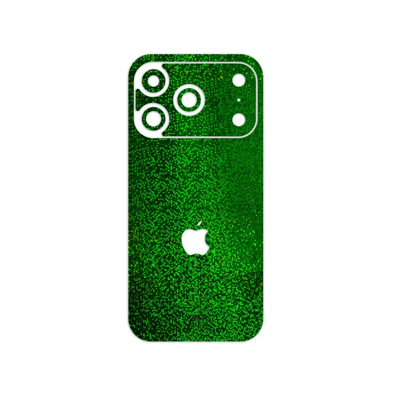برچسب پوششی ماهوت مدل Green-Holographic مناسب برای گوشی موبایل اپل iPhone 17 Pro