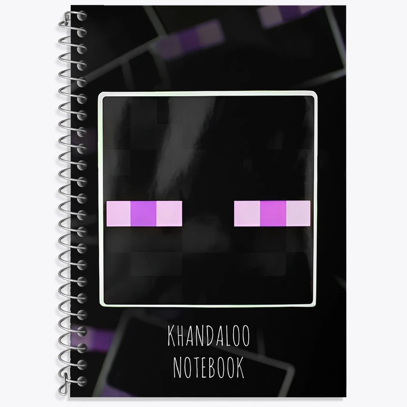 دفتر لغت 50 برگ خندالو طرح بازی ماینکرافت (Minecraft) کد N8725