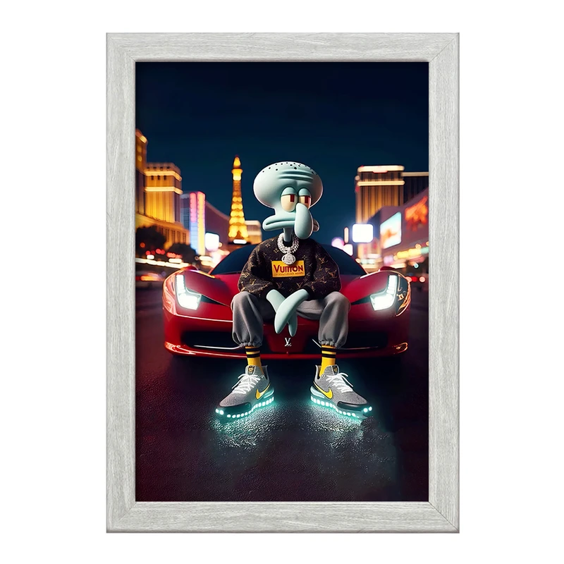 تابلو خندالو طرح اختاپوس باب اسفنجی کد F4400