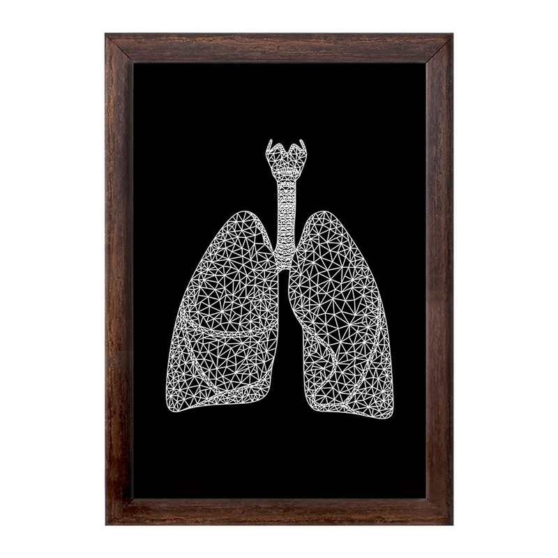تابلو خندالو طرح ریه (Lungs) کد F13962