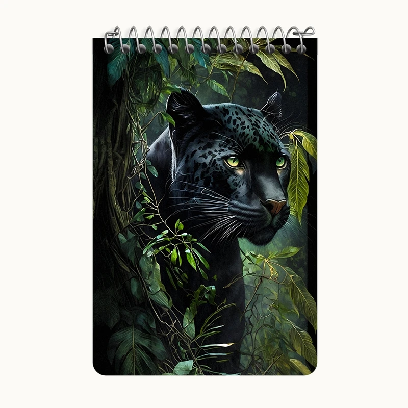 دفتر یادداشت 50 برگ خندالو طرح جگوار کد F5889