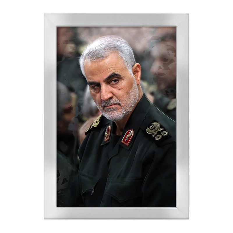 تابلو خندالو طرح سردار قاسم سلیمانی  کد 2607